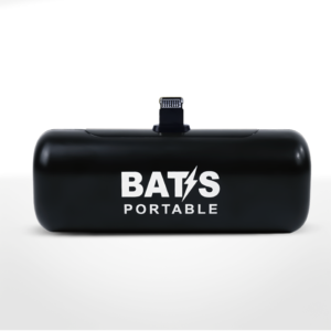 BATERÍA PORTATIL BATS LIGHTNING NEGRA